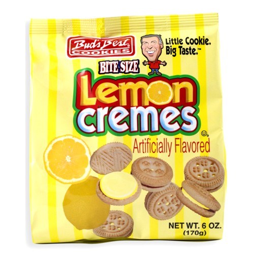 Bud's Best Lemon Cremes Cookies 6oz ( BEST BY: JULY 25)
