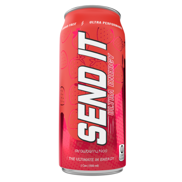 Send It Ultra Energy Drink Strawberry Kiss 16.9oz
