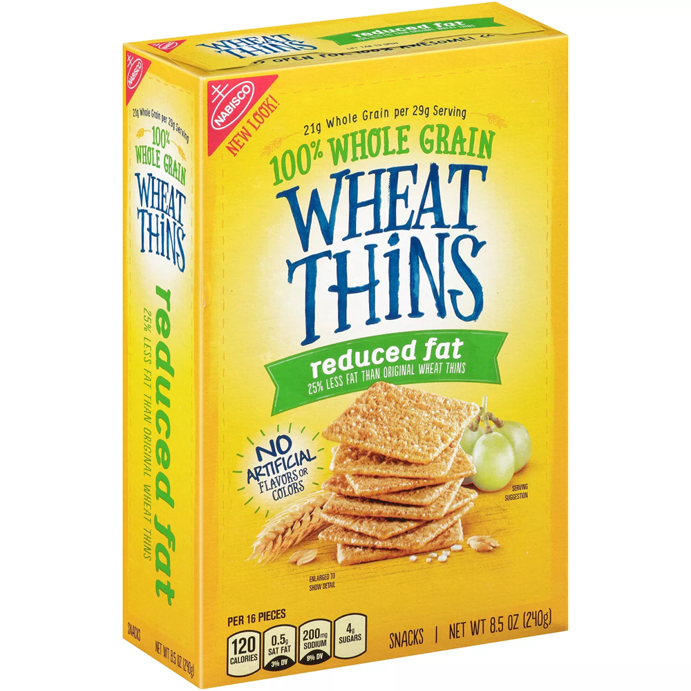 Wheat Thins Reduced Fat Crackers 8.5oz – USAFoods