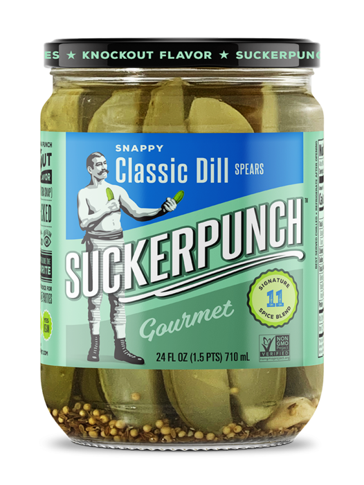 SuckerPunch Snappy Classic Dill Spears 24oz