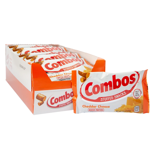 Combos Cheddar Cheese Pretzel Baked Snacks 1.8oz