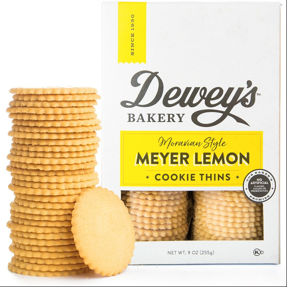 Dewey's Meyer Lemon Cookie Thins 9.0oz