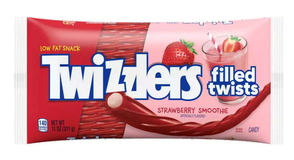 Twizzlers Stawberry Smoothie Filled Twists 11.0oz