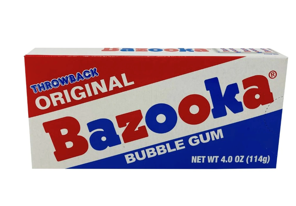 Bazooka Original Bubble Gum 4oz