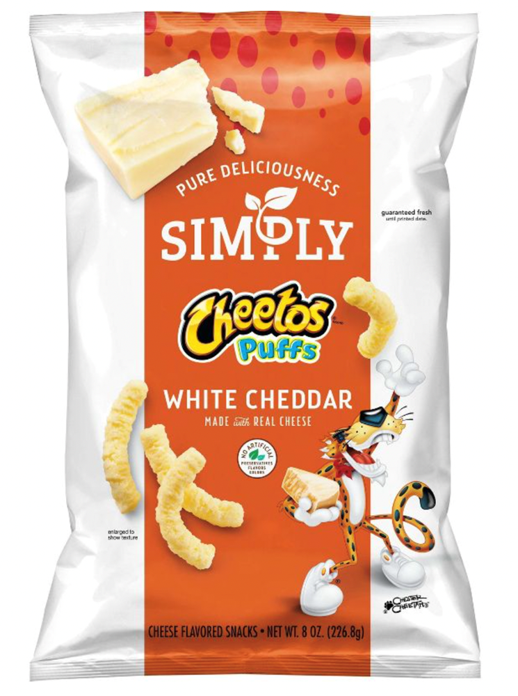Cheetos Simply Puffs White Cheddar 8oz