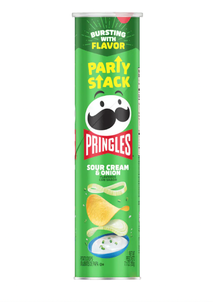 Pringles Sour Cream & Onion Party Stack 7.1oz