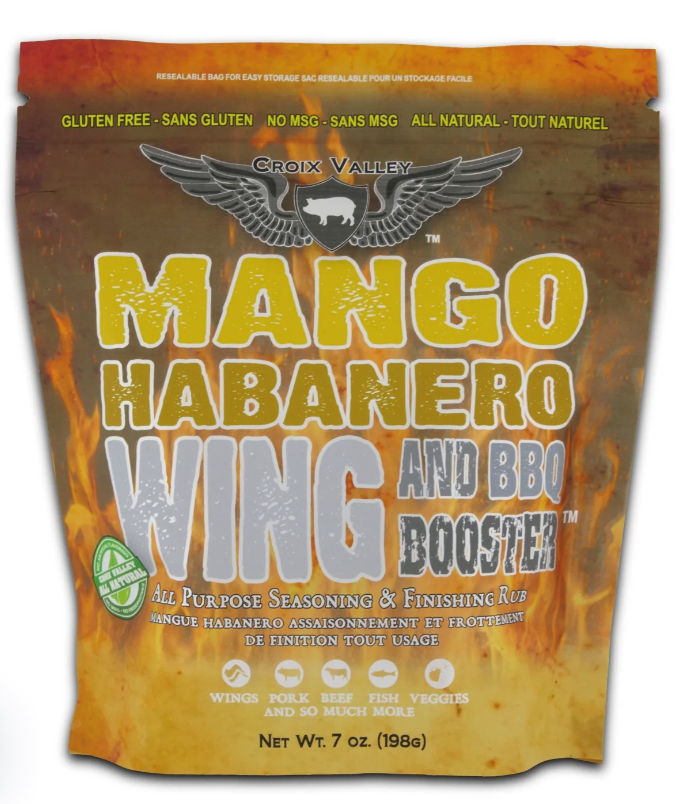 Croix Valley Mango Habanero Wing and BBQ Booster 7oz
