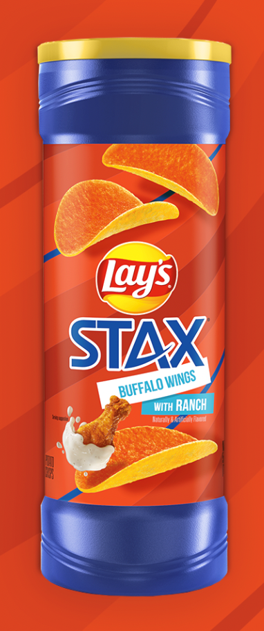 Stax Bufflo Ranch Lay's Stax Buffalo Wing Ranch 5.5oz – USAFoods
