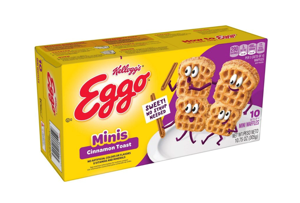Eggo Cinnamon Toast Waffles (Minis) 10.75oz [Click & Collect Only]