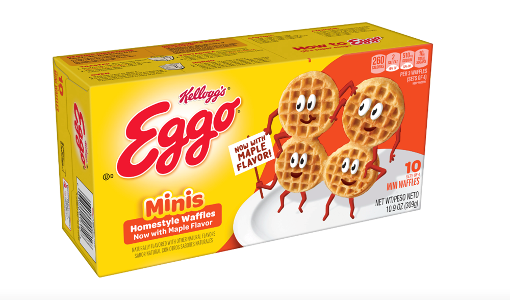Eggo Homestyle Mini Waffles 10.9oz [Click & Collect Only]