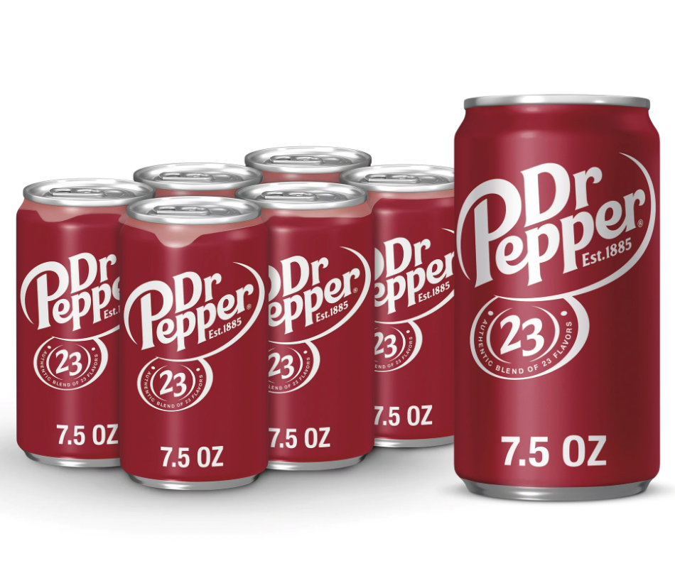 Dr Pepper 7.5oz Can 6 PACK