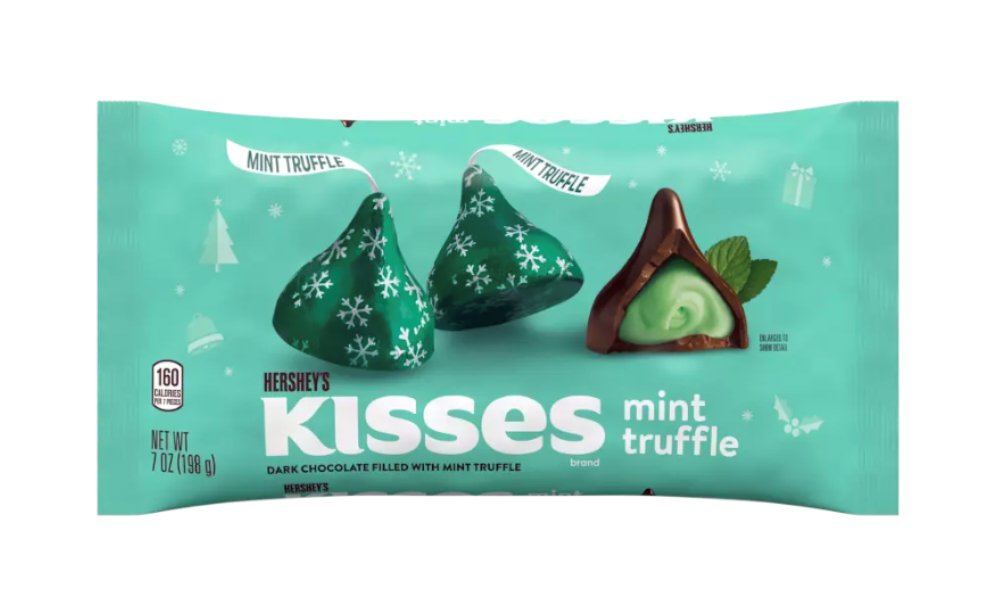 Hershey's Kisses Dark Chocolate Mint Truffle 7oz