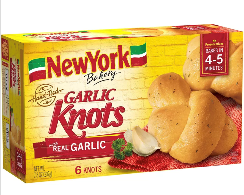 New York Bakery Garlic Knots [Click & Collect Only] 7.3oz