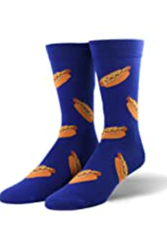 Crazy Socks Hot Dogs Socks (1 Pair)