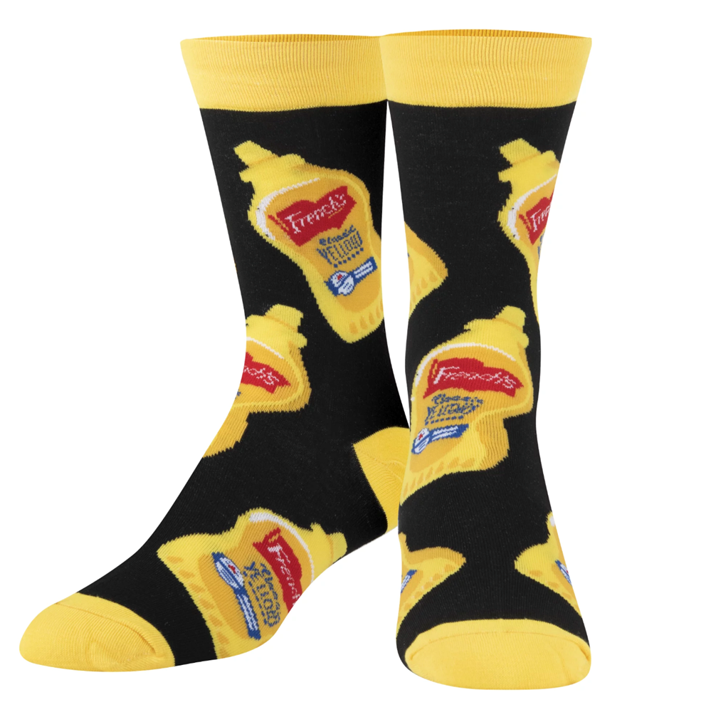 Crazy Socks French's Mustard Socks (1 Pair)