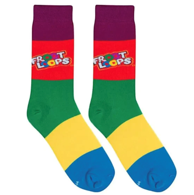Crazy Socks Froot Loops Socks (1 Pair)