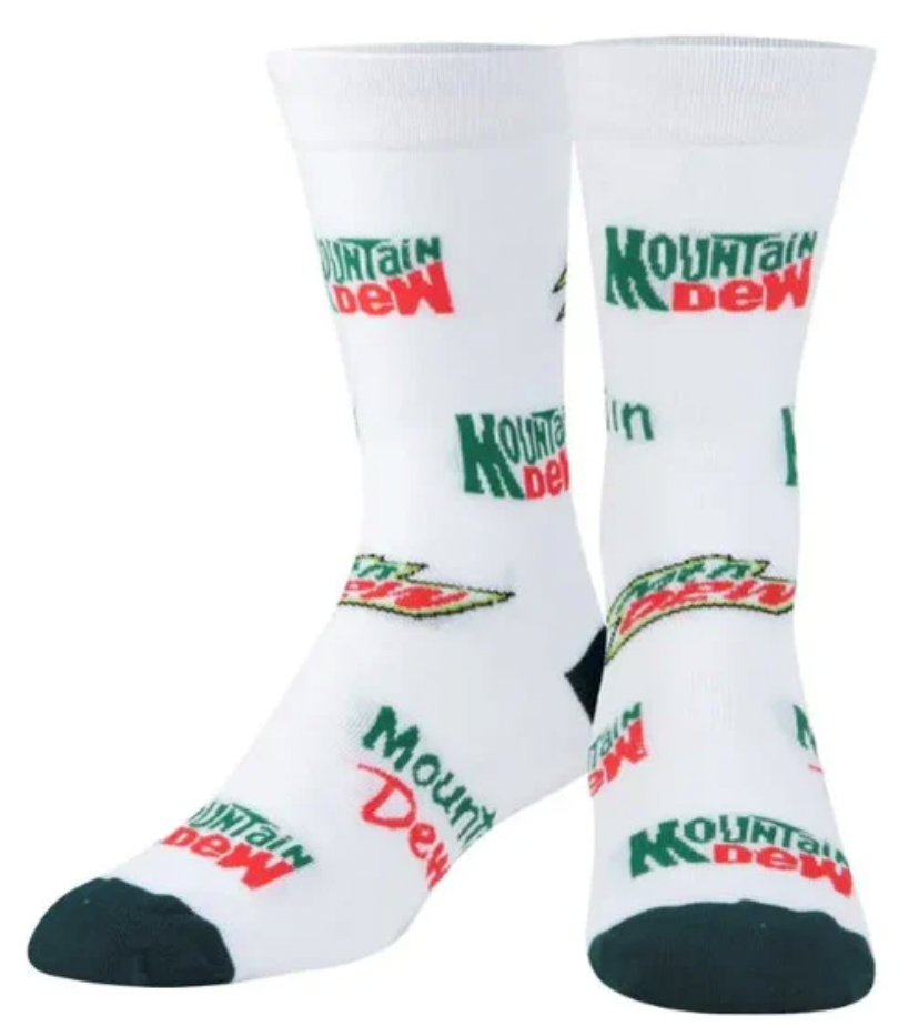 Crazy Socks Mountain Dew Socks (1 Pair)