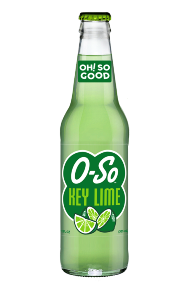 O-So Key Lime Soda 12oz