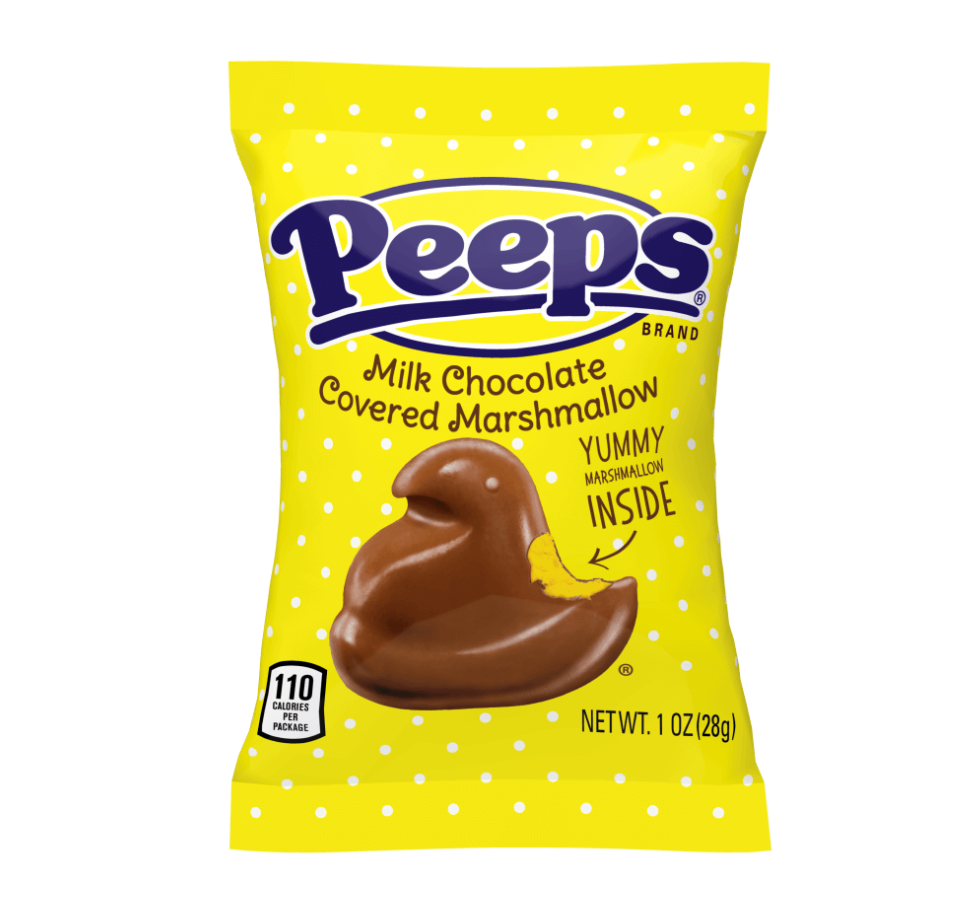Peeps Milk Chocolate Covered Marshmallow 1oz