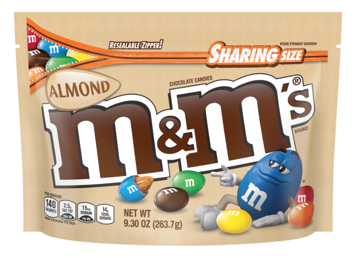 M&M Almond Milk Chocolate Candy 8.60