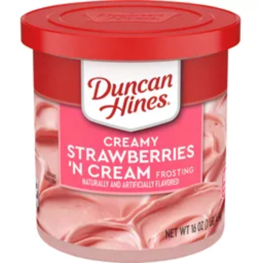 Duncan Hines Creamy Strawberries 'N Cream Frosting 16oz