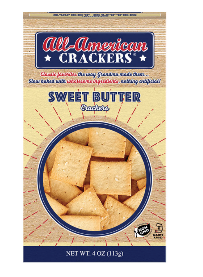 All-American Sweet Butter Crackers 4oz (BEST BY: JULY 2023)