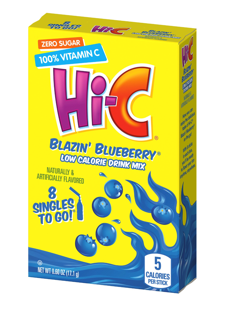 Hi-C Blazin Blueberry Drink Mix 8 Pack