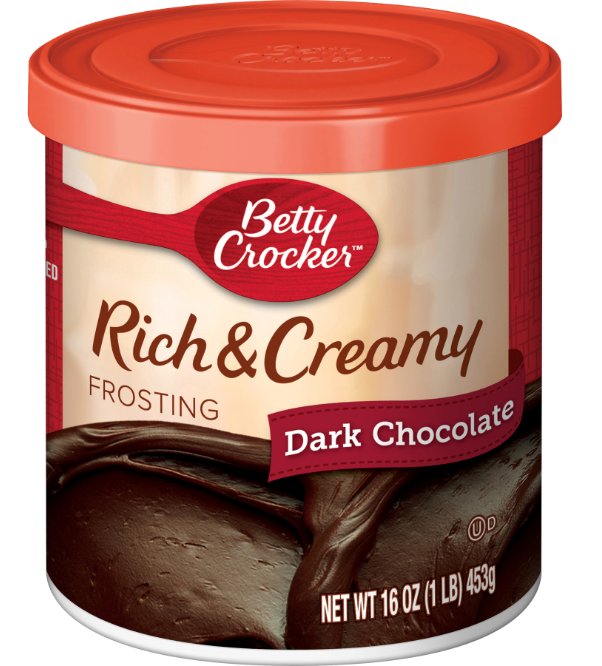 Betty Crocker Rich & Creamy Frosting Dark Chocolate 16oz (BEST BY: 29JUN24)