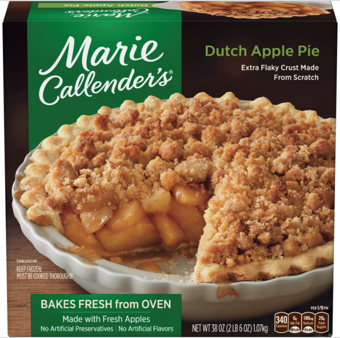 Marie Callender's Frozen Dutch Apple Pie 38oz [Click & Collect Only]