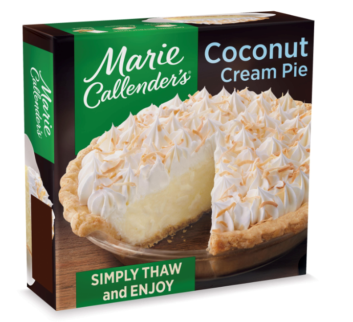 Marie Callender's Coconut Cream Pie Frozen 30.3oz [Click & Collect Only]