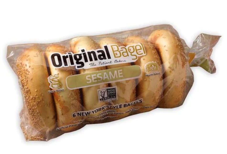 Harvestime Foods Sesame Seed Bagel Original 6oz [Click & Collect Only]