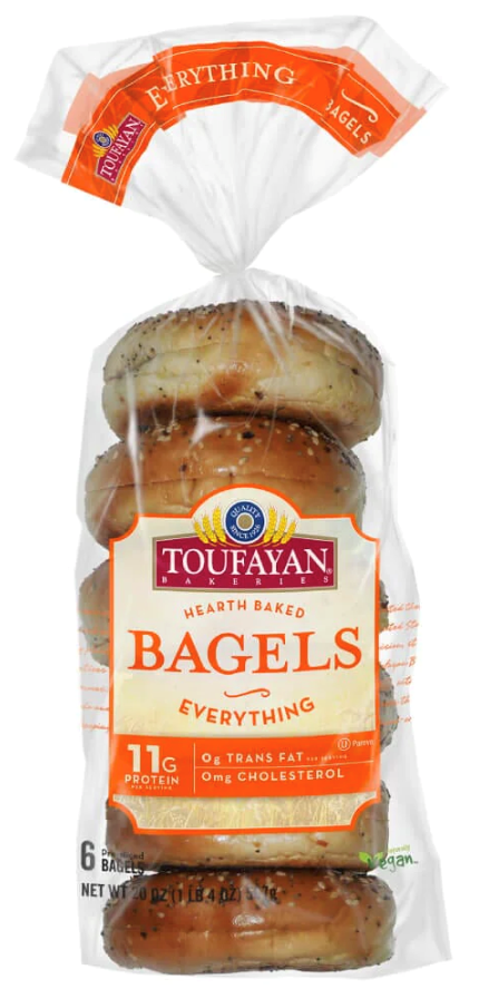 Toufayan Everything Bagels 20oz [Click & Collect Only]