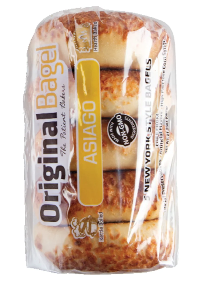 Asiago Cheese Bagels 5 Pack [Click & Collect Only]