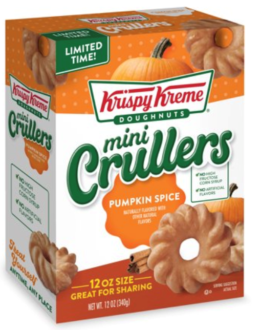 Krispy Kreme Pumpkin Spice Mini Crullers 12oz [Click & Collect Only]