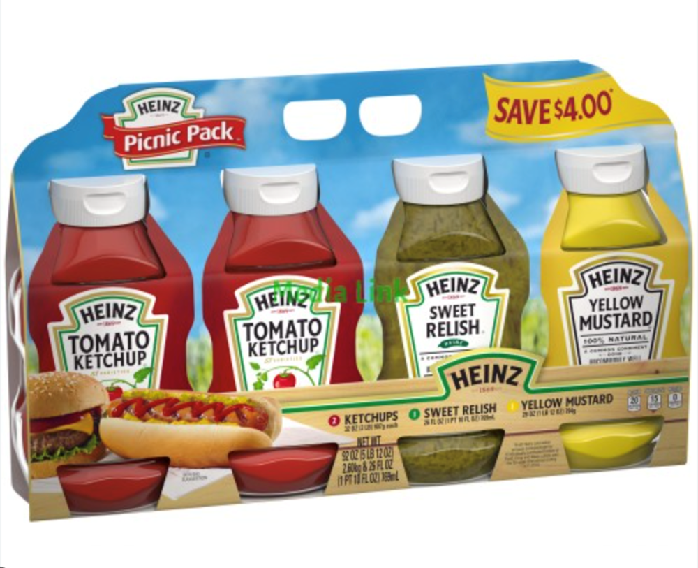 Heinz Picnic Pack 92oz (BEST BY: KETCHUP OCT 25)