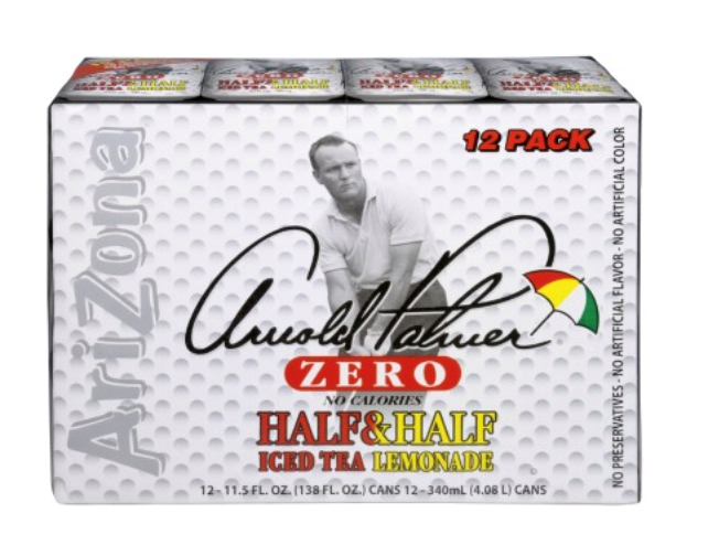 Arizona Arnold Palmer Iced Tea & Lemonade Zero 12 Pack