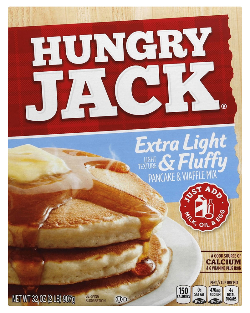 Hungry Jack Complete Extra Light & Fluffy Pancake Mix 32oz
