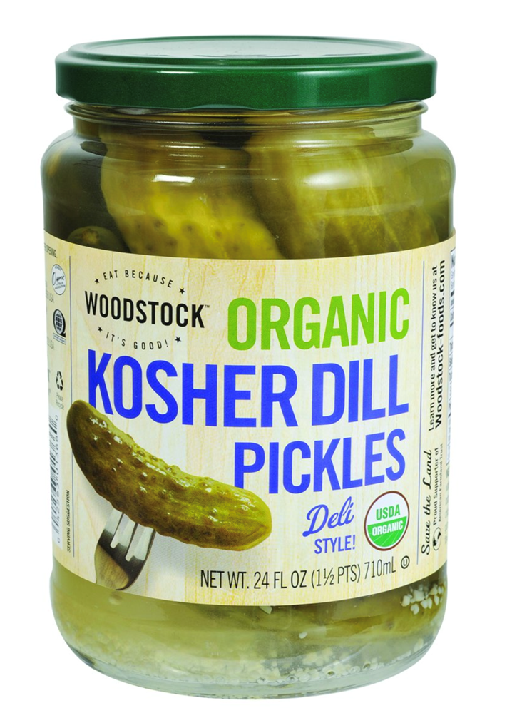 Woodstock Organic Kosher Dill Pickles 24oz