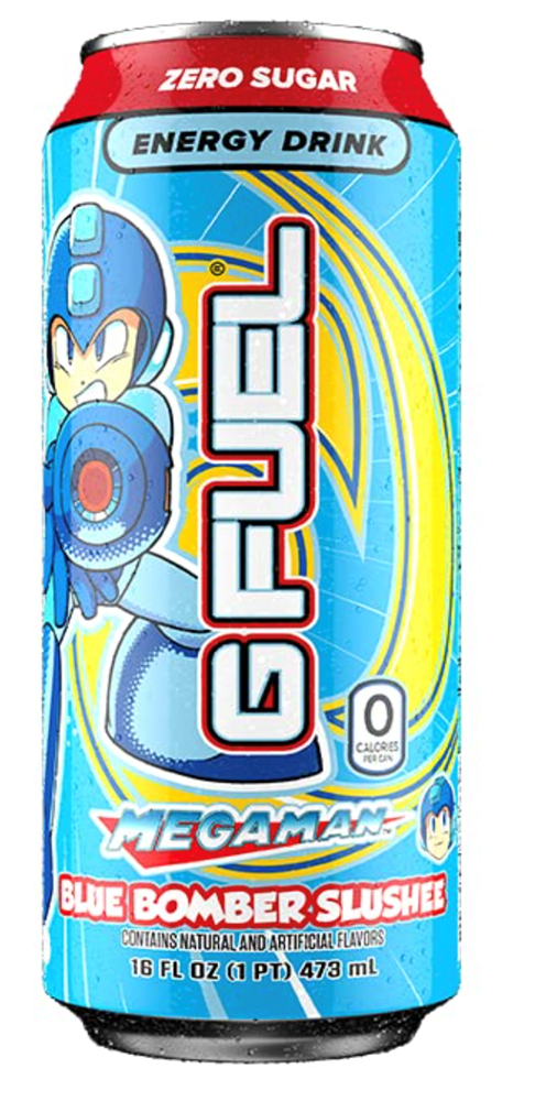 G FUEL Blue Bomber Slushie Energy Drink 16oz