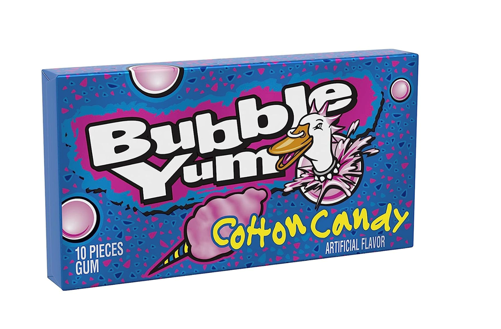 Bubble Yum Cotton Candy 10 Pieces