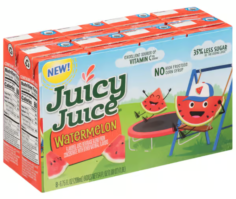 Juicy Juice Watermelon 8 Pack (BEST BY JUNE 2023) USAFoods
