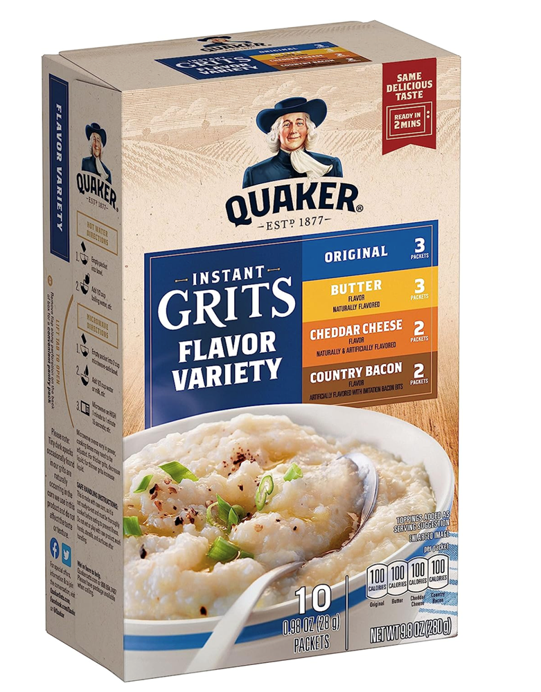 Quaker Instant Grits Variety 9.8oz (BEST BY: SEP 2024)