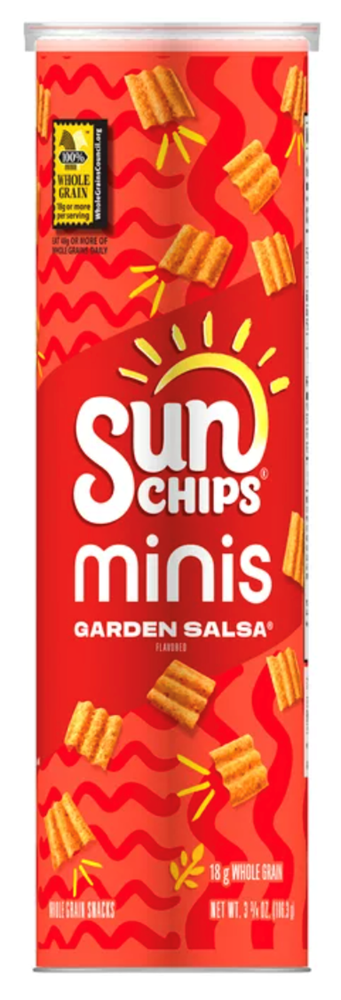 Sun Chips Minis Tortilla Chips Garden Salsa 3.75oz