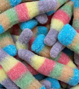 Freeze Dried Sour Rainbow Bottles 50g