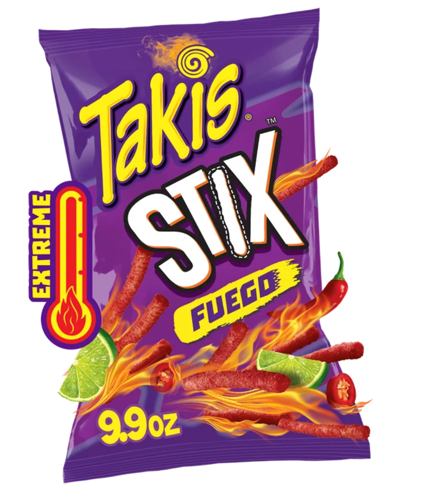 Takis Fuego Stix 9.9oz (BEST BY: 22 NOV 2023)