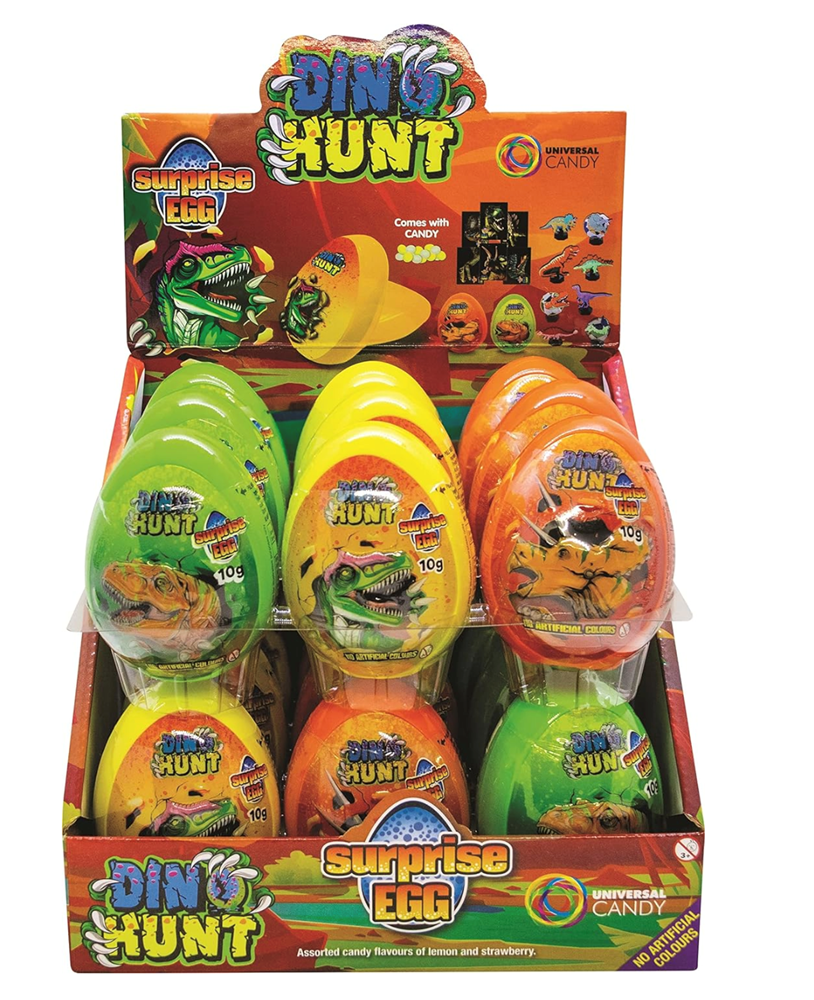 Dino Hunt Embossed Egg Assorted