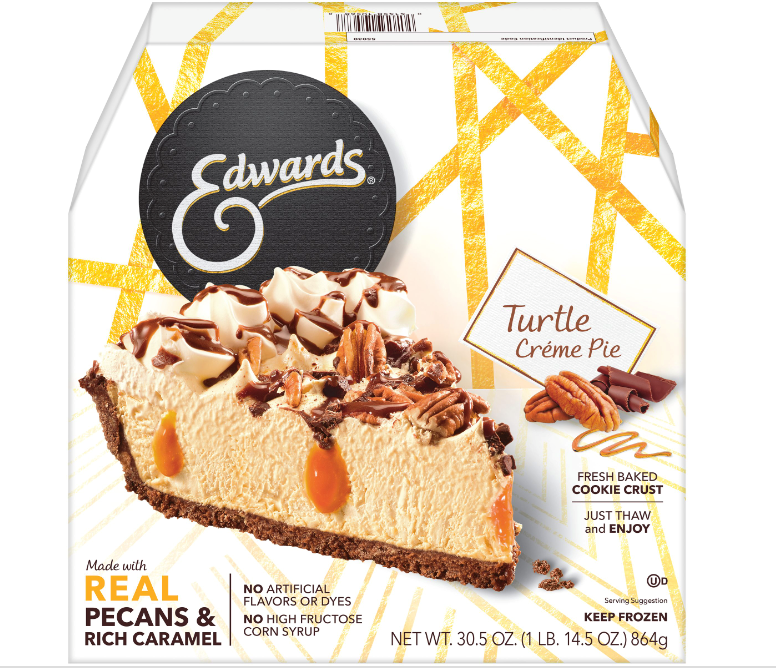 Edwards Frozen Turtle Cr?me Pie 30.5oz (Click & Collect Only) (BEST BY: MARCH 2024)