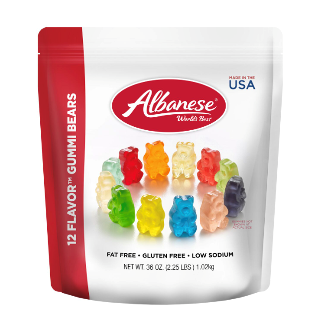 Albanese 12 Flavor Gummi Bears 36oz