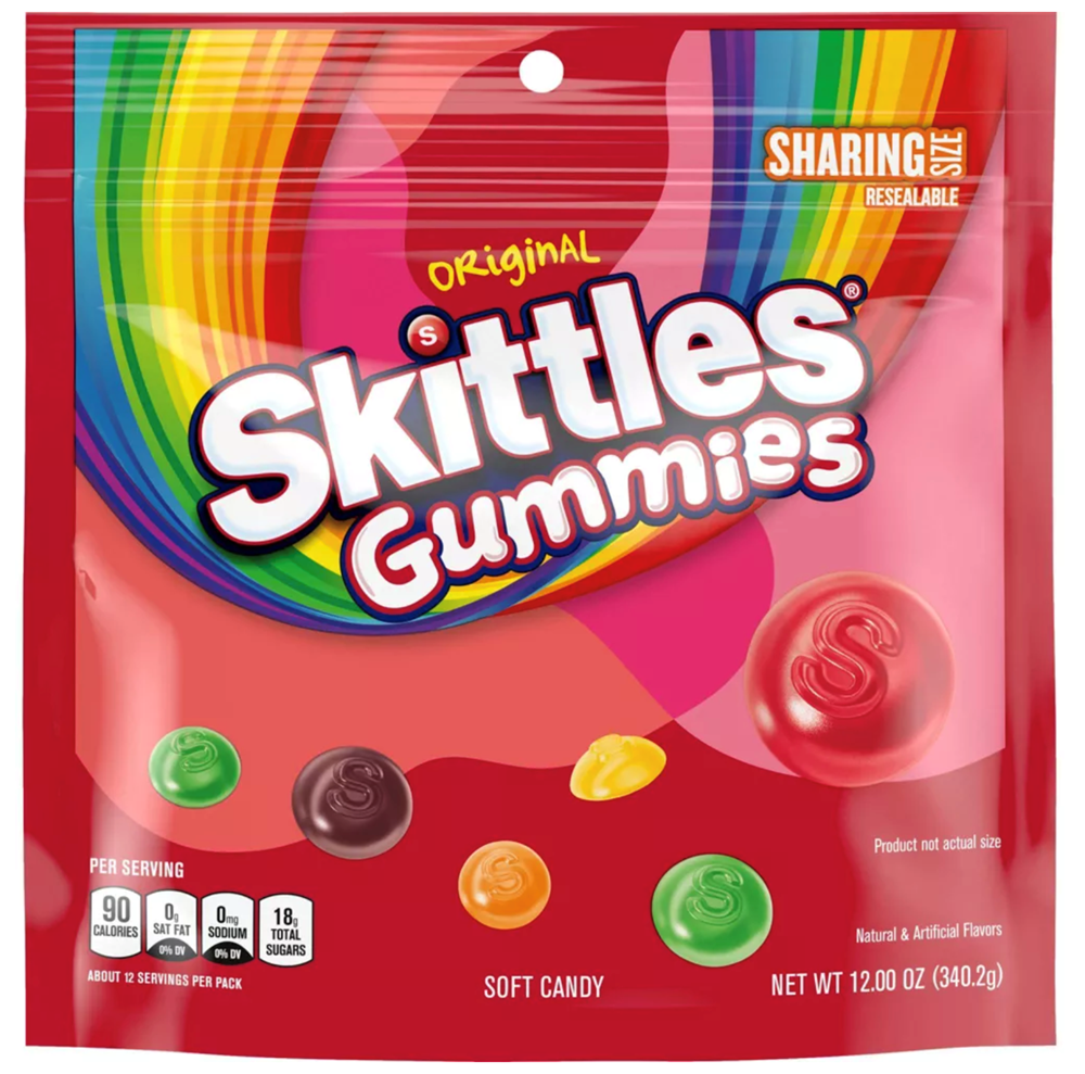 Skittles Original Gummy Candy 12oz
