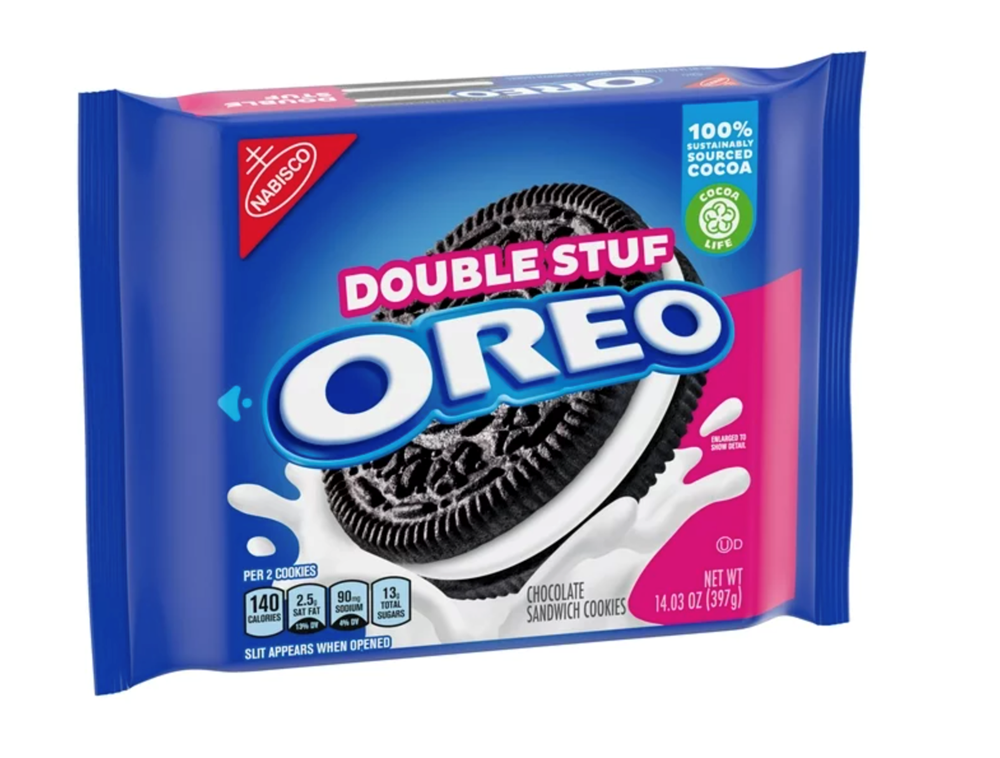 Oreo Double Stuff Chocolate Sandwich Cookie 14oz (BEST BY: NOV 25)